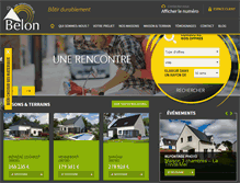 Tablet Screenshot of constructions-du-belon.com